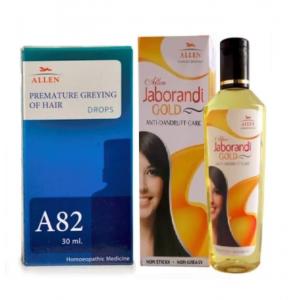 Allen hair care combo (a82 + jaborandi gold oil)